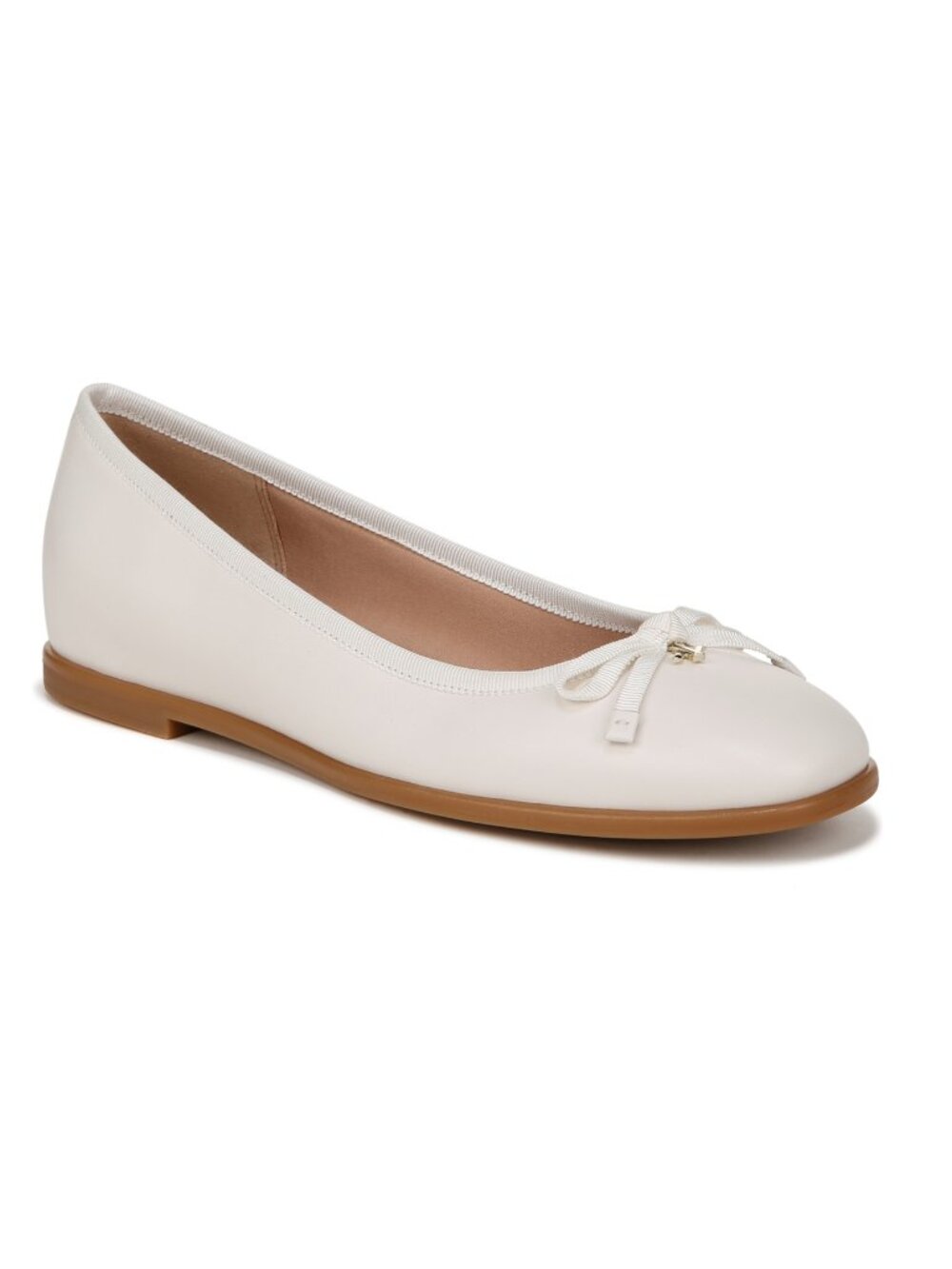 Naturalizer Essential Ballet Flats - Warm White Leather 5.5 M